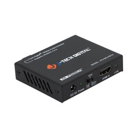 4K 60Hz HDMI Audio Extractor Converter SPDIF + 3.5MM Output Supports HDMI 2.0, HDCP 2.2, 1080P@120Hz, 1080P@144Hz, Dolby Digital/DTS Passthrough CEC, HDR10 by J-Tech Digital [JTD18G-H5CH]