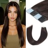 LuxeTress Tape in Hair Extensions Human Hair 16 Inch 50g