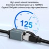 Thzzhnno Cat6 Ethernet Extension Cable 1.6FT, 1000Mbps RJ45 Male to