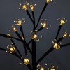 2Pcs 20LED Flower shaped Light Solar Garden Lamp for Christmas