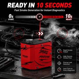 Solary EVAP Smoke Machine Automotive - 10s Precise Leak Detection