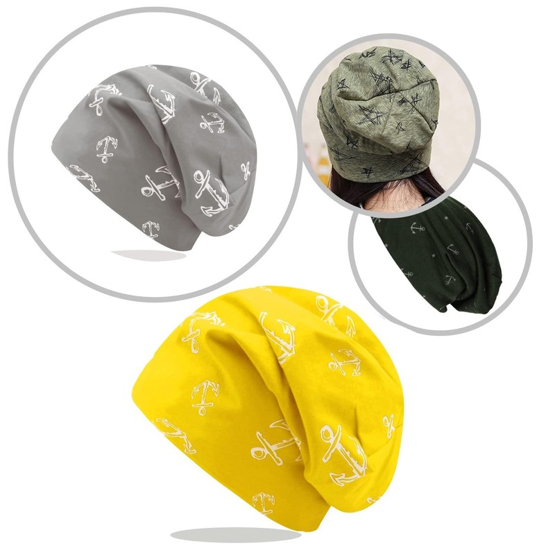 Glamexx24 Long Classic Beanie Hat: Men Women Cycling Hat Winter