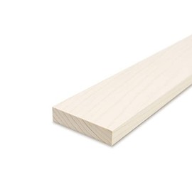Reese Smooth Edge Boards - Planed Spruce - 1.9 cm Thick x 60 cm Long - 10 cm Wide - For Building Shelves and Furniture as well as for Crafts