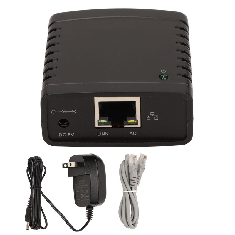 USB Print Server TCP IP LPR Print Server 10Mbps 100Mbps