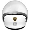 GDM Venom Motorcycle Helmet Full Face (Gloss White - Gold