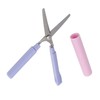 Sunstar Stationery S3717470 Sticky Scissors, Compact, Violet x Pale Pink