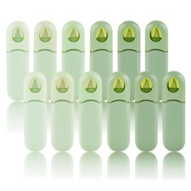 Temiary 12Pcs Cute White Out Correction Tape, Easy to Use Whiteout Correction Pens, 1/5 x 236in Smooth Writing & Aesthetic Office School Supplies (Green)