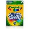 Crayola Fine Line Markers, Washable Markers, 12 Count