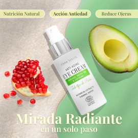 Alma Secret Contorno de Ojos Antiedad con Aguacate, Té Verde Ecocert Cosmos Natural, 30 ml