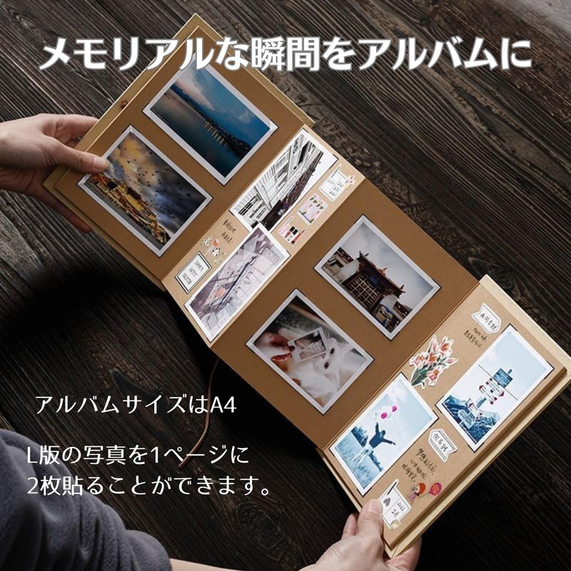 Copeflap Handmade A4 Mount Scrap Album Bellows Accordion Style with