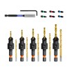 WojBear Countersink Drill Bit Set, 19 PCS Counter Sink Drill