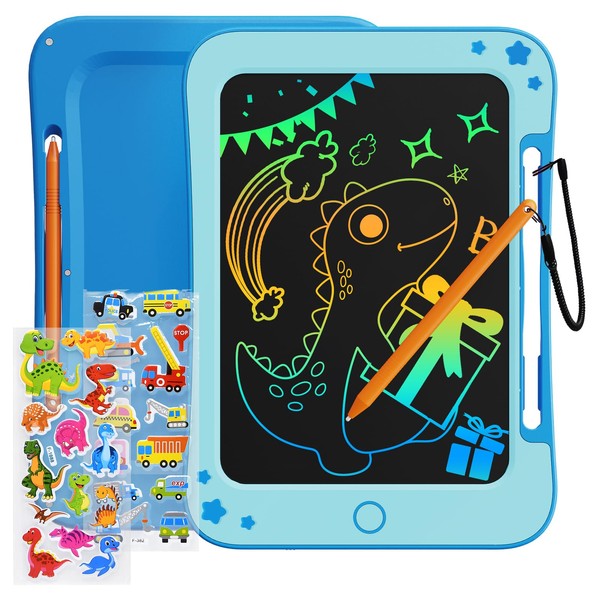 TEKFUN LCD Writing Board Children's Toy from 3 4 5 6 7 Years Old Boy Girl 8.5 Inch Magic Board Children's Painting Board for Birthday Christmas Gift 3+ Years Old Boys Girls (Blue)