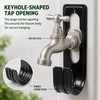 Wall Mount Garden Hose Holder for Outdoor Watering – Space-Saving