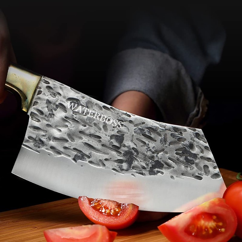 Serbian Chef Knife Meat Cleaver Sharp Slicing Knife Forged Butcher