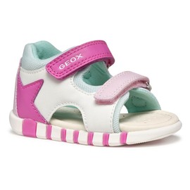 Geox Baby Girl B Iupidoo Gir Sandal, White fuchsia