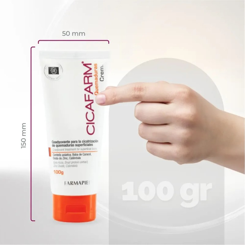 Crema Cicatrizante Para Quemaduras Superficiales Cicafarm Q