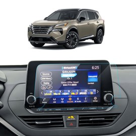 LANTU Car Screen Protector for 2024 2025 2023 2022 2021 Nissan Rogue (S/SV/SL) Accessories Navigation Touchscreen Protector Film Tempered Glass HD Clear 8''