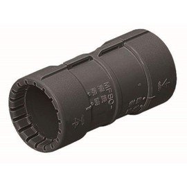 Mirai Industry MFSC-16GK10 Coupling for PF Tubes 16, Black, 10 Pieces
