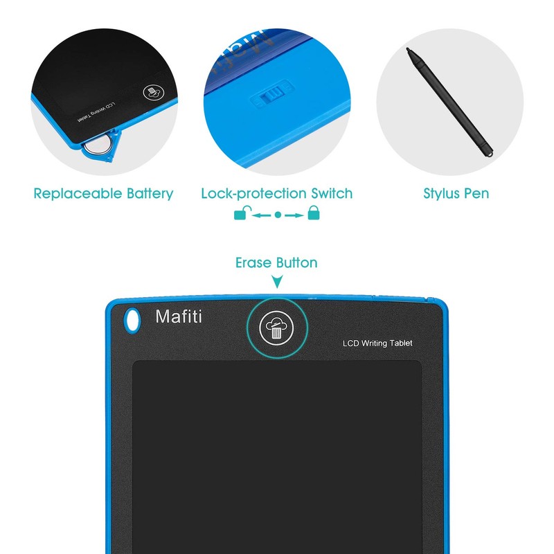 mafiti 10 Pack LCD Writing Tablet 8.5 Inch Electronic Drawing