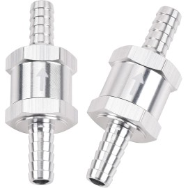 Arko Tractor Parts 1/4" Fuel Check Valve One Way Inline Non Return Diesel Gasoline 6mm OD 2PCS