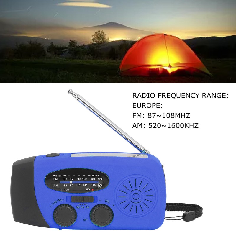 Hand Crank Solar Radio Multifunctional Emergency Radio LED Radio with