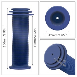 RosewineC Bike Handlebar Grips Soft Non-Slip Bicycle Handle Grips Children's Bike Handlebars Scooter Handle Grips Rubber Handle Cover Universal Kids Bike Grips for Kids Boys Girls(Blue)