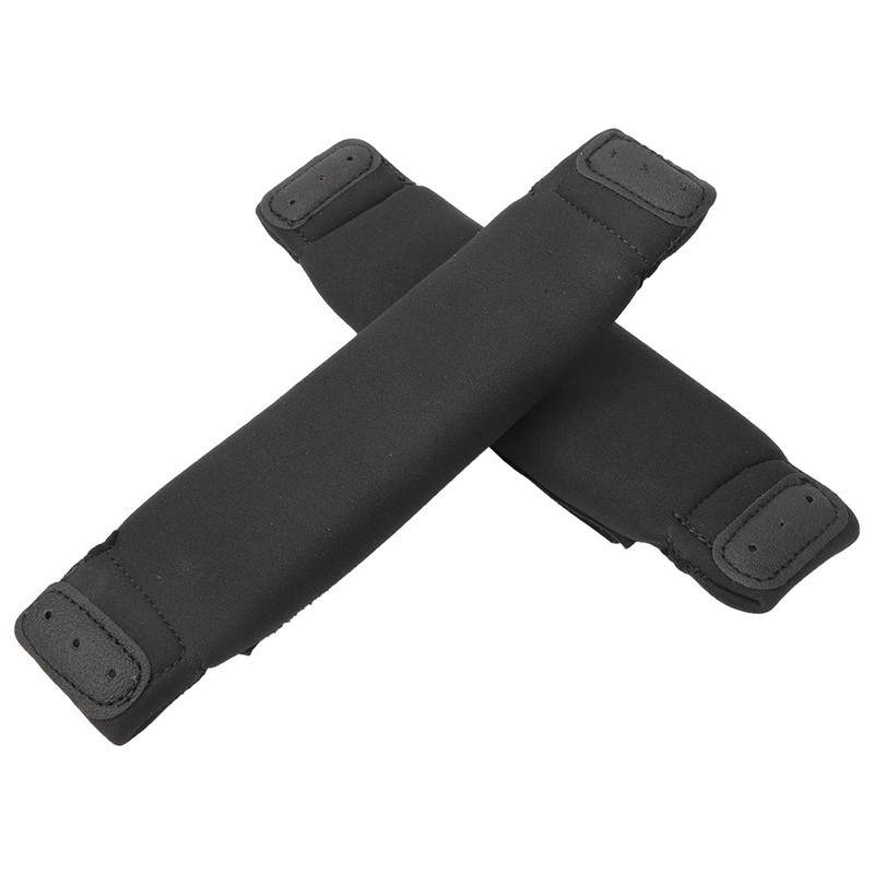 A Pair of Black Kiteboard Kitesurfing Surf Board Foot Straps