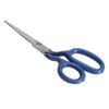 Carpet Scissors Blue 7.1in Stainless Steel Blade Ergonomic Curved Handle