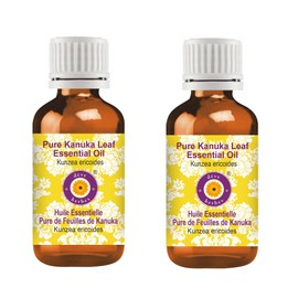 Deve Herbes Deve Herbes Pure Kanuka Leaf Essential Oil (Kunzea ericoides) Steam Distilled (Pack of Two) 5ml X 2 (0.33 oz)
