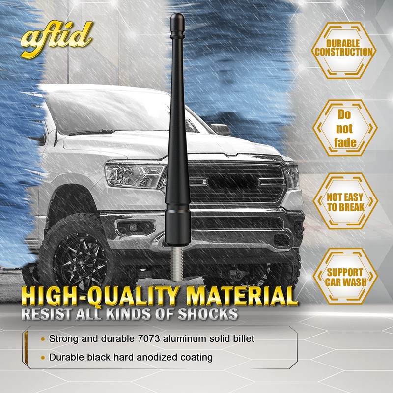 aftid Aluminum Short Antenna for 2015-2026 Challenger/Chieftain/Pursuit/Roadmaster Motorcycles Accessories -