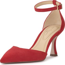 Jessica Simpson Women's Foxena Pump, Red Muse, 8.5
