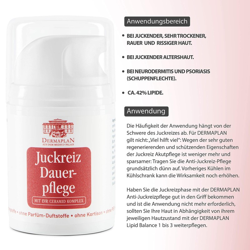 Derma Service Plan – Itching Cream – 50 ml Pump Bottle
