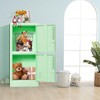 BAVNNRO 2 Door Metal Locker Storage Cabinet with Locking Doors
