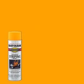 Rust-Oleum 2548838 Professional Inverted Striping Spray Paint, 18 oz, Yellow