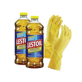 Aserson Heavy Duty Multi-Purpose Cleaner, 48 oz. 2 Pack Bundle with Latex Gloves