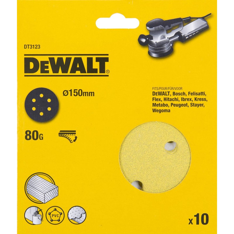 Dewalt DT3123-QZ 125mm Orbital Sanding