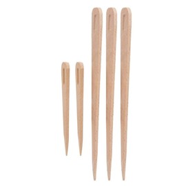 Light Weight 5PCS DIY Wooden Big Eye Knitting Needles Tapestry Weaving Crafts Tools 5pcs Knitting Needles Big Eye for for DIY