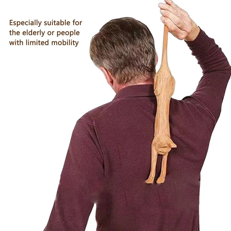 Manual Back Scratcher Cat Shaped Remove Itching Handheld Massage Tool