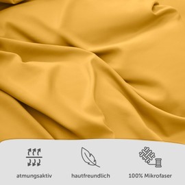 Blumtal Bed Linen 135 x 200 cm + Pillowcase 80 x 80 cm - Oeko-Tex Certified Microfibre Bed Linen 135 x 200 cm - Duvet Cover 135 x 200 cm - Duvet Cover 135 x 200 cm + 80 x 80 cm Pillowcase - Soft Bed