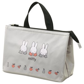 Skater KBCV1-A Lunch Bag with Cover, Cold Insulation, Width 11.4 x Height 8.3 x Depth 4.7 inches (29 x 21 x 12 cm), Miffy