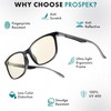 Prospek Mens Blue Light Glasses,CARBON - High Optical Quality Lenses