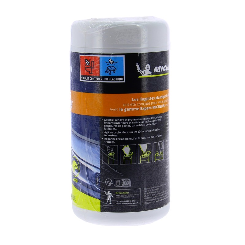 Michelin Glossy Plastic 008886 40 Wipes