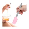 Silicone Non-stick Wax Spatulas, Hair Removal Waxing Applicator, Large Wax Sticks Spatula Reusable Scraper Hard Wax Sticks for Home Salon Body Use(pink)