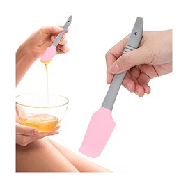 Silicone Non-stick Wax Spatulas, Hair Removal Waxing Applicator, Large Wax Sticks Spatula Reusable Scraper Hard Wax Sticks for Home Salon Body Use(pink)