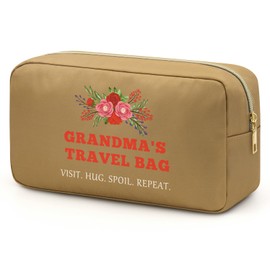Grandma Gifts from Grandson Granddaughter Grandma Oxford Cloth Makeup Bag Mimi Gigi Gifts for Grandma Grandma Birthday Gifts Grandma Makeup Bags Nana Christmas Retirement Grandmothers Day Gifts