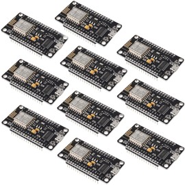 Dorhea 10PCS ESP8266 WiFi Development Internet Board NodeMCU LUA 4M Flash Serial Wireless Module CH340 Serial WiFi WLAN Communication Compatible with Board IDE/Micropython