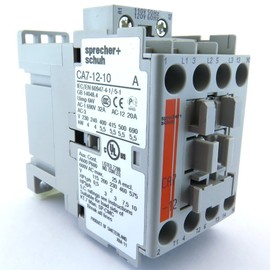 SPRECHER & SCHUH CA7-12-10-24Z CONTACTOR, 1NO. AUX Cont, 3 Main Poles, 24 V, 50HZ,