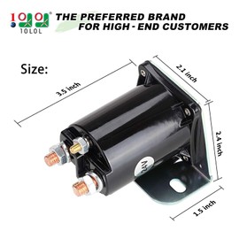 10L0L Golf Cart 24V 200A 4 Terminal Solenoid,Heavy Duty Solenoid for EZGO TXT Electric Golf Cart 1991-2008,OEM# 20468G3, 7250142