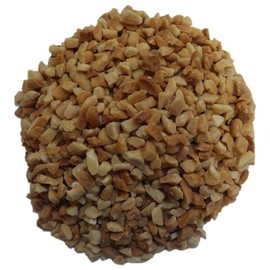 OliveNation Chopped Peanuts, Blanched, Skinless, Dry Roasted, Unsalted, Non-GMO, Gluten Free, Kosher, Vegan - 15 pounds