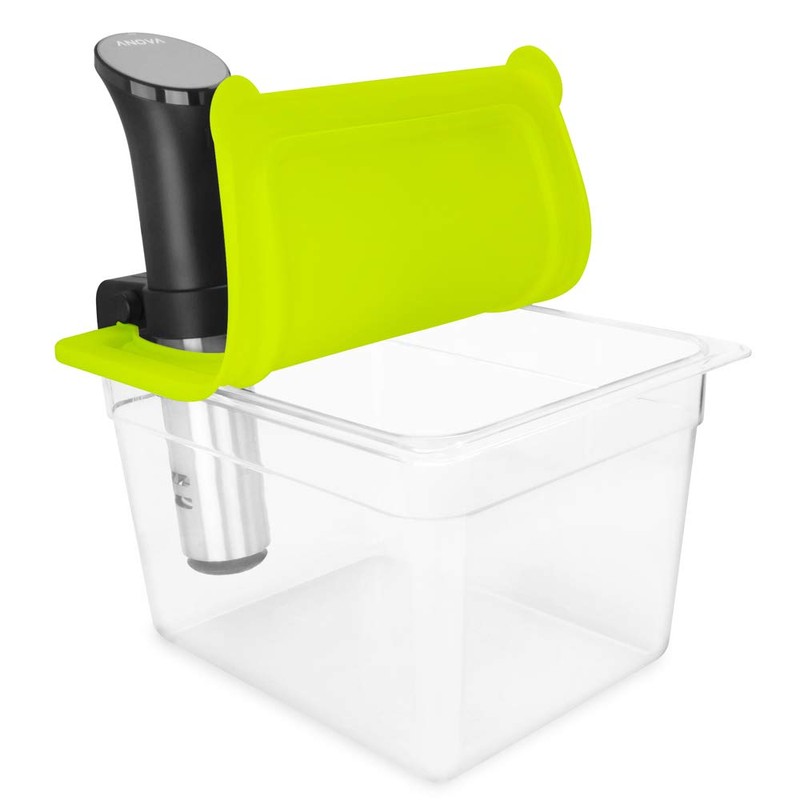 EVERIE Sous Vide Container with Universal Silicone Lid Compatible with